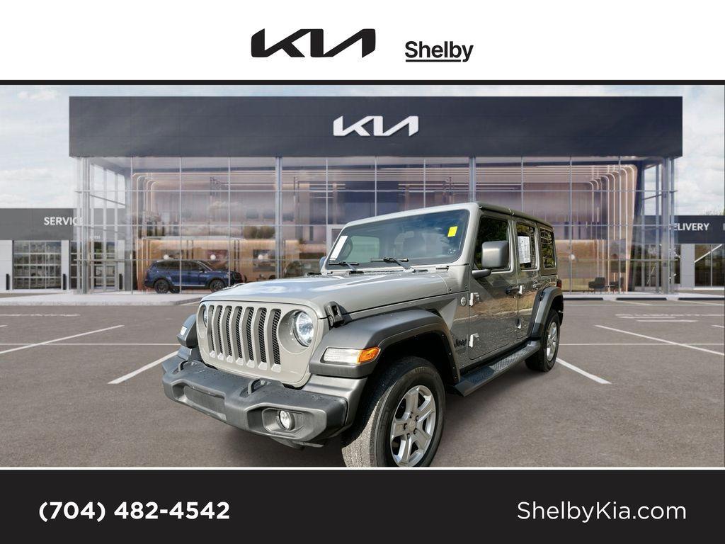 used 2021 Jeep Wrangler Unlimited car, priced at $27,110