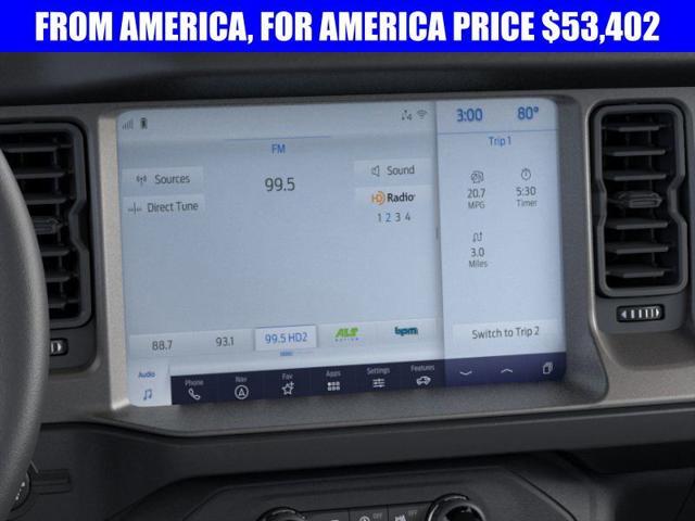 new 2025 Ford Bronco car, priced at $53,402
