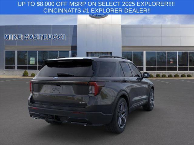 new 2025 Ford Explorer car, priced at $50,540