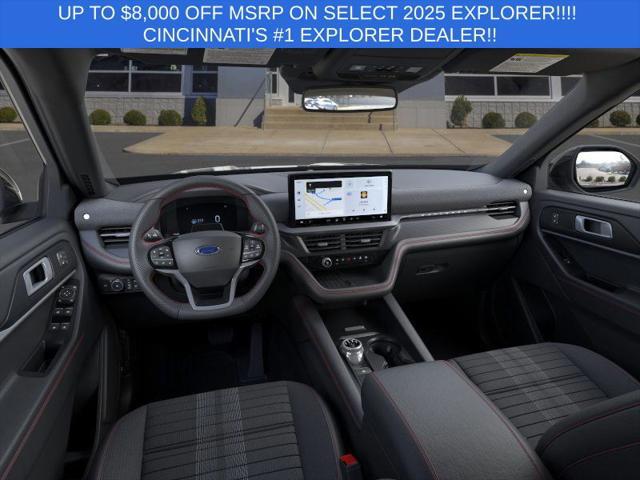 new 2025 Ford Explorer car, priced at $50,540