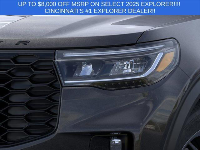 new 2025 Ford Explorer car, priced at $50,540