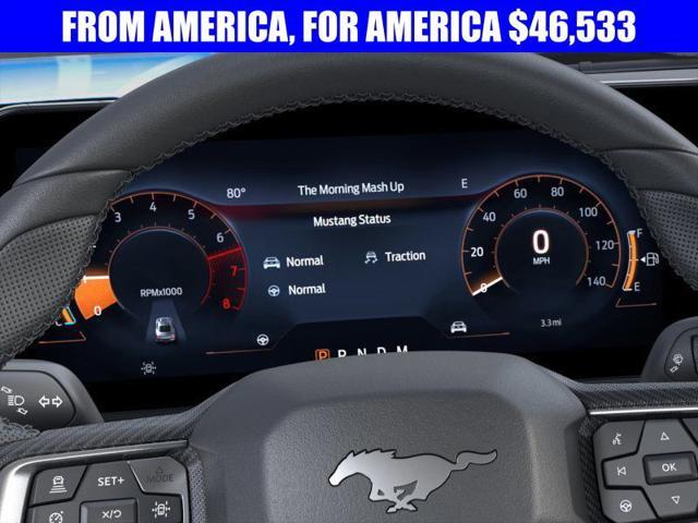 new 2025 Ford Mustang car, priced at $46,533