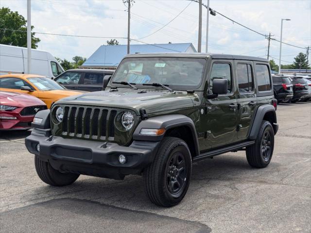 used 2021 Jeep Wrangler Unlimited car, priced at $33,721