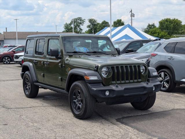 used 2021 Jeep Wrangler Unlimited car, priced at $33,721