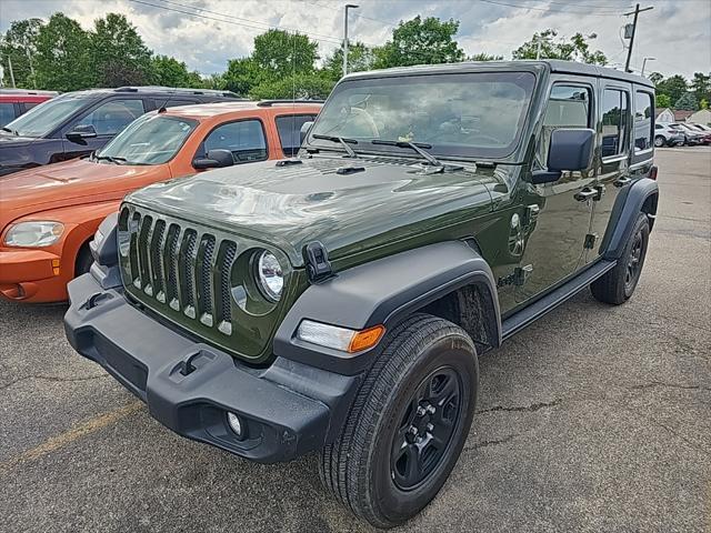 used 2021 Jeep Wrangler Unlimited car, priced at $34,192