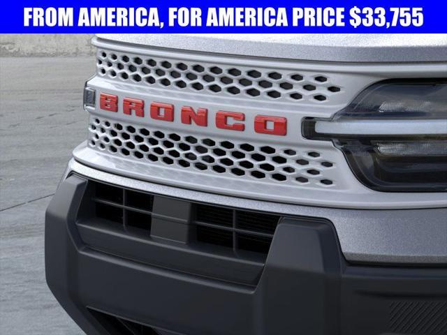 new 2025 Ford Bronco Sport car, priced at $33,755
