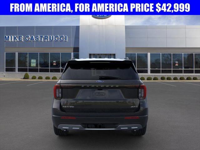 new 2025 Ford Explorer car, priced at $42,999