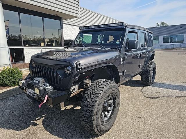 used 2018 Jeep Wrangler Unlimited car, priced at $22,919