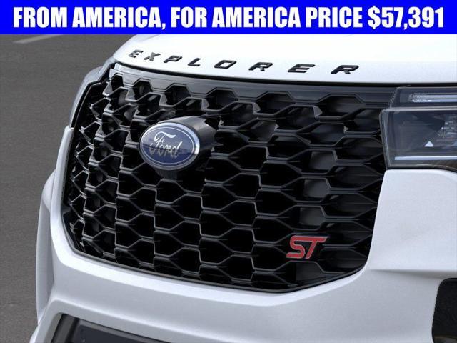 new 2025 Ford Explorer car, priced at $57,391
