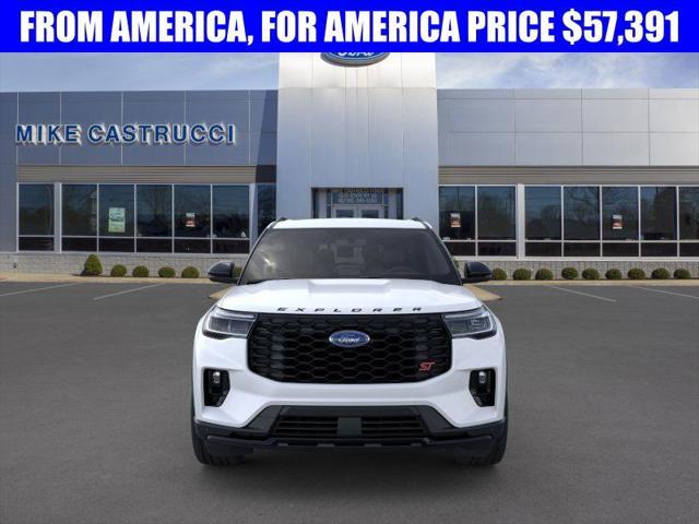 new 2025 Ford Explorer car, priced at $57,391