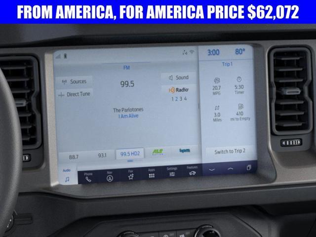 new 2025 Ford Bronco car, priced at $62,072