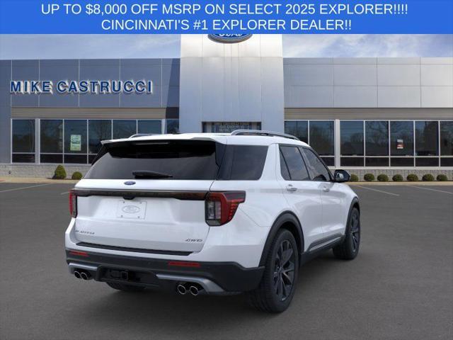 new 2025 Ford Explorer car, priced at $57,460