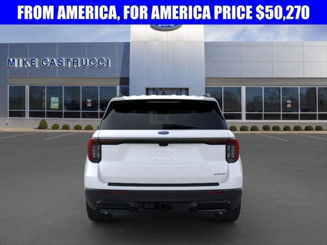 new 2025 Ford Explorer car, priced at $50,270