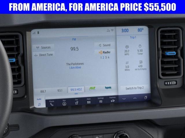 new 2024 Ford Bronco car, priced at $55,500