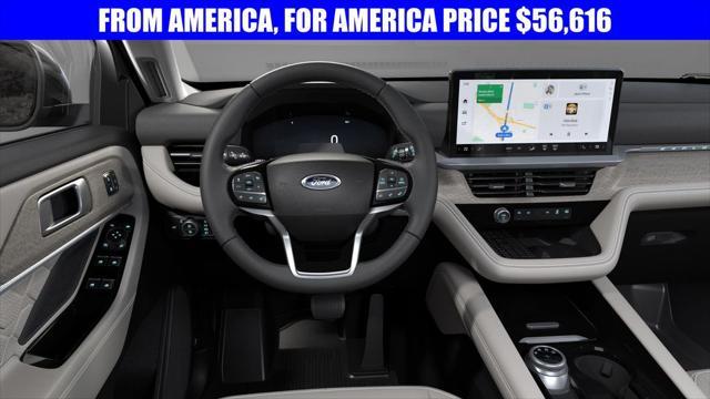 new 2025 Ford Explorer car, priced at $56,616