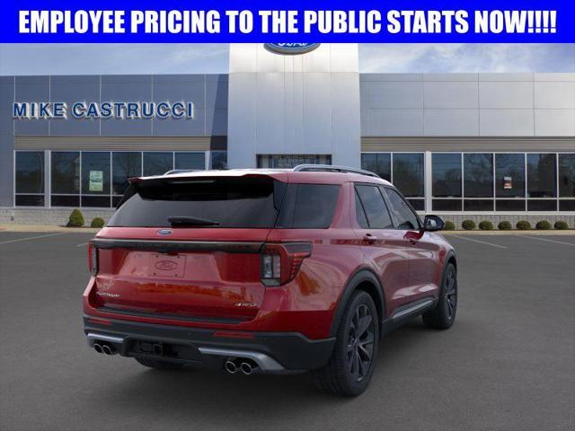 new 2025 Ford Explorer car, priced at $56,616