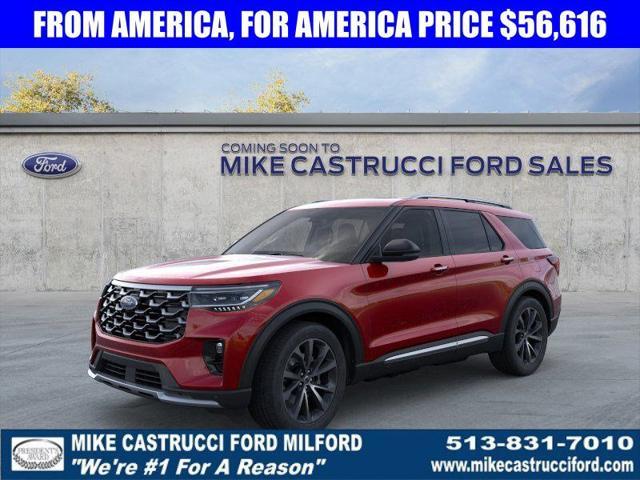 new 2025 Ford Explorer car, priced at $56,616