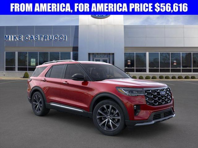new 2025 Ford Explorer car, priced at $56,616