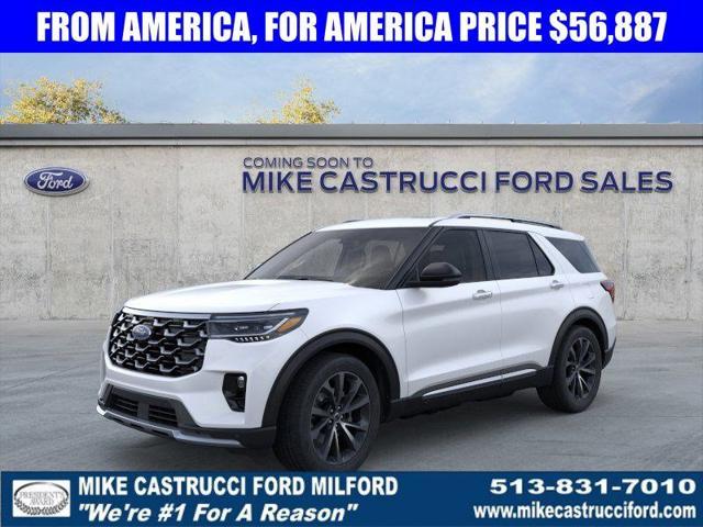new 2025 Ford Explorer car, priced at $56,887