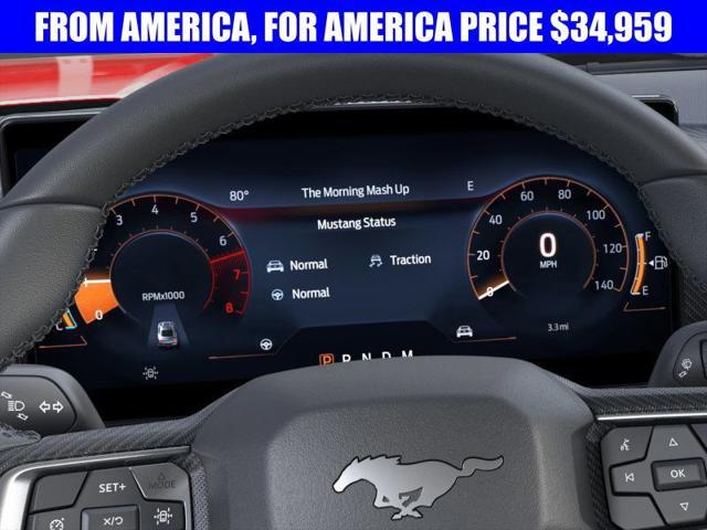 new 2025 Ford Mustang car, priced at $34,959