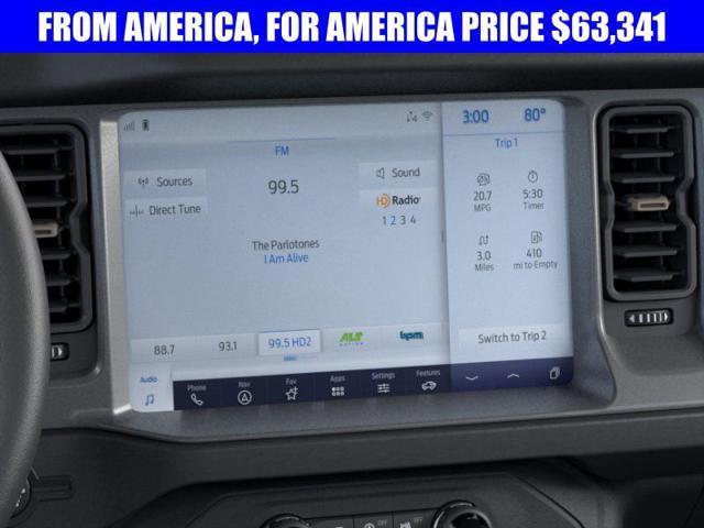 new 2025 Ford Bronco car, priced at $63,341
