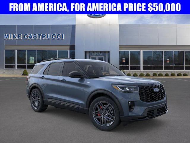 new 2025 Ford Explorer car, priced at $50,000