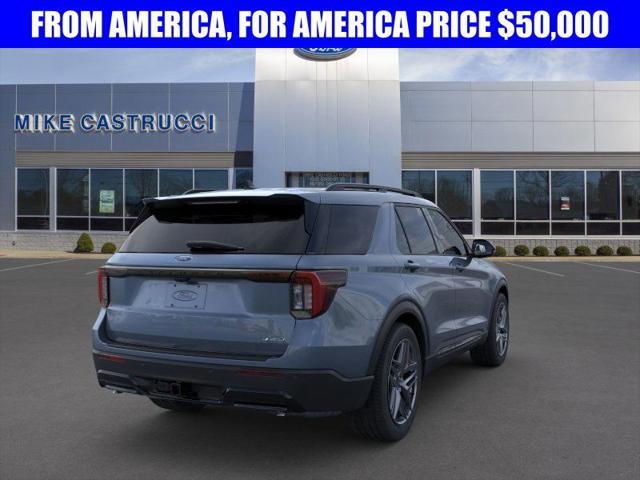 new 2025 Ford Explorer car, priced at $50,000