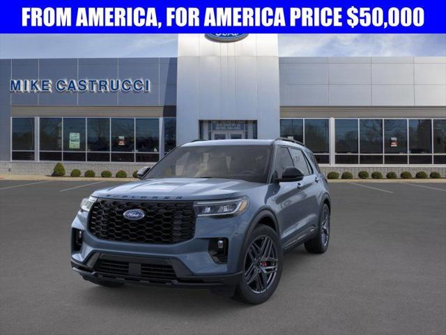 new 2025 Ford Explorer car, priced at $50,000