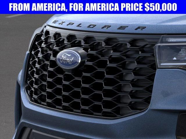 new 2025 Ford Explorer car, priced at $50,000