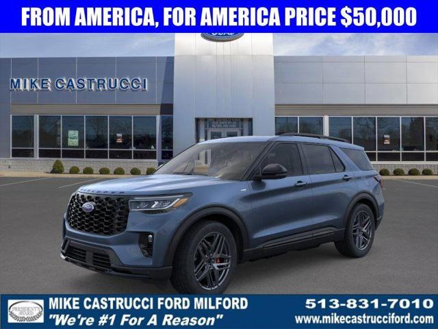 new 2025 Ford Explorer car, priced at $50,000