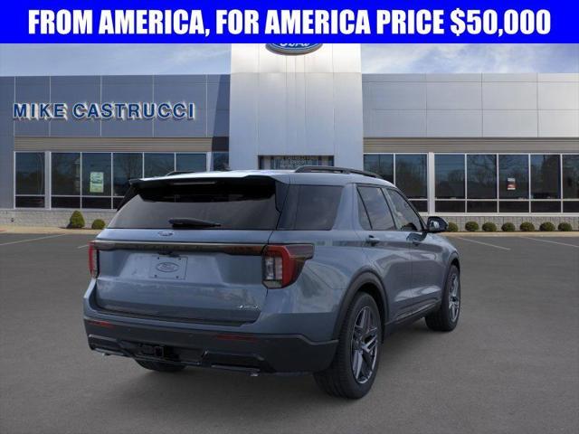 new 2025 Ford Explorer car, priced at $50,000