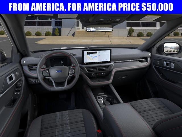 new 2025 Ford Explorer car, priced at $50,000