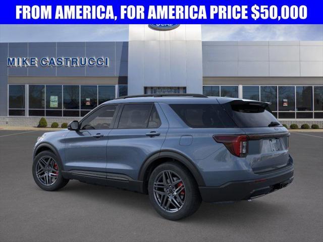 new 2025 Ford Explorer car, priced at $50,000