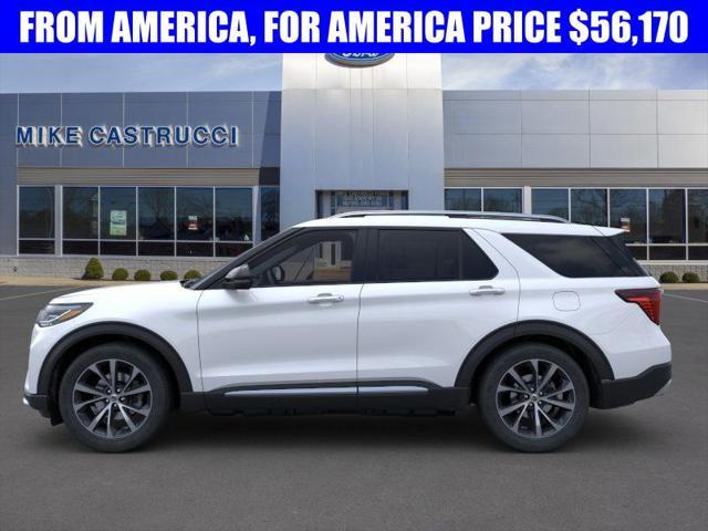 new 2025 Ford Explorer car, priced at $56,170