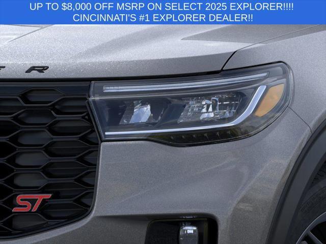 new 2025 Ford Explorer car, priced at $57,995