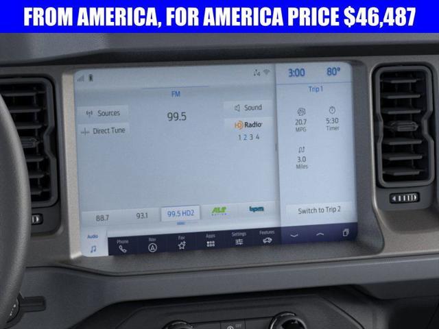 new 2025 Ford Bronco car, priced at $46,487