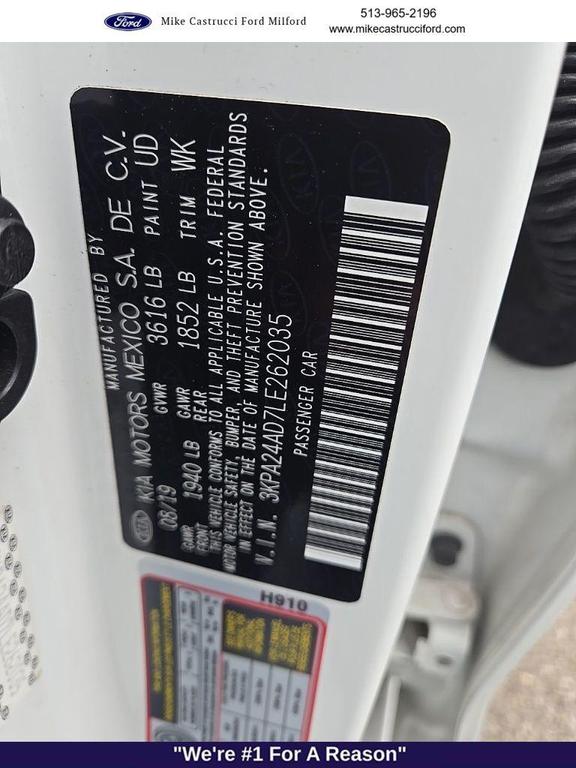 used 2020 Kia Rio car, priced at $12,950