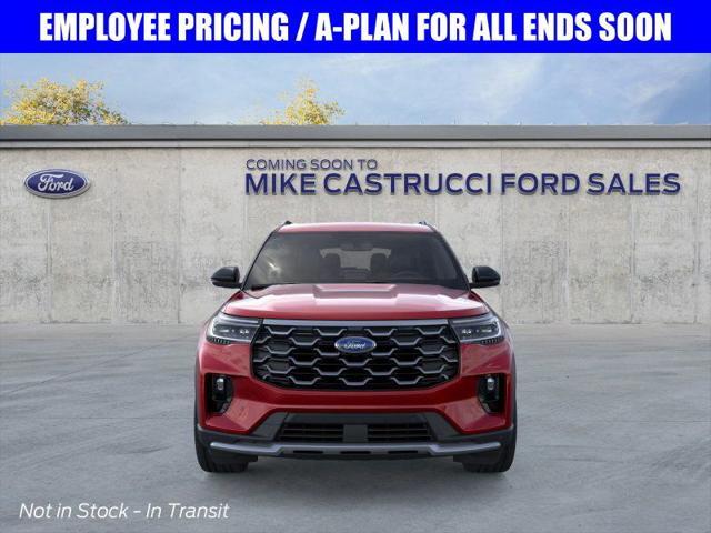 new 2025 Ford Explorer car, priced at $57,204