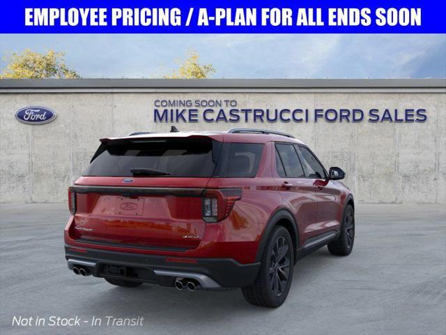 new 2025 Ford Explorer car, priced at $57,204