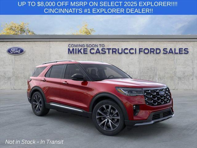 new 2025 Ford Explorer car, priced at $58,655