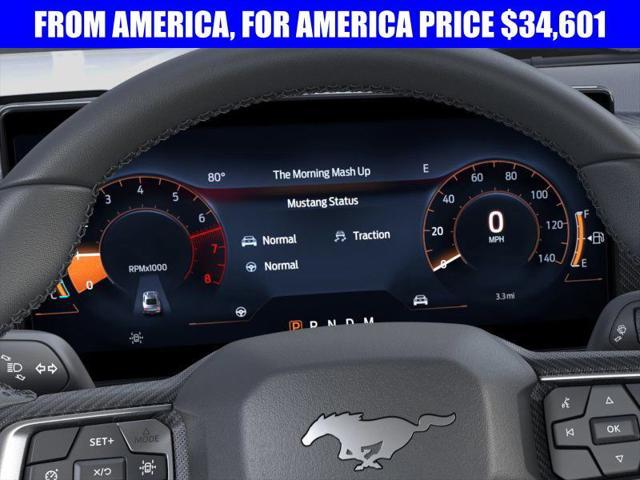 new 2025 Ford Mustang car, priced at $34,601