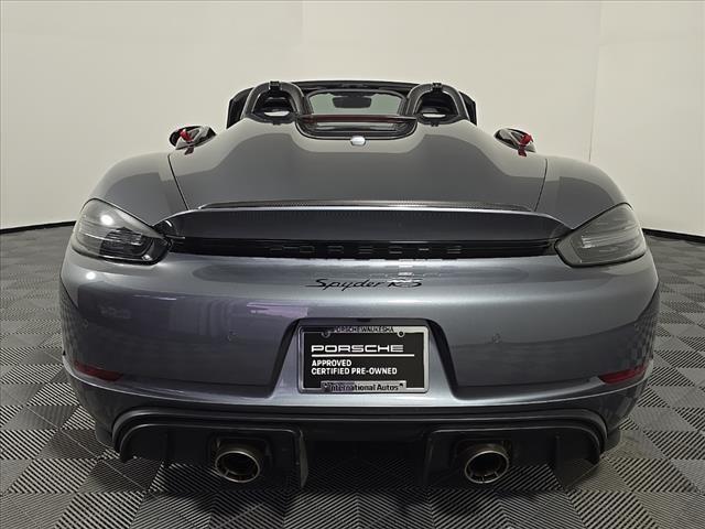 used 2024 Porsche 718 Spyder car, priced at $229,580