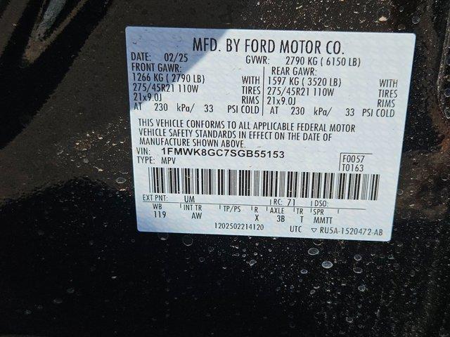 new 2025 Ford Explorer car, priced at $61,050