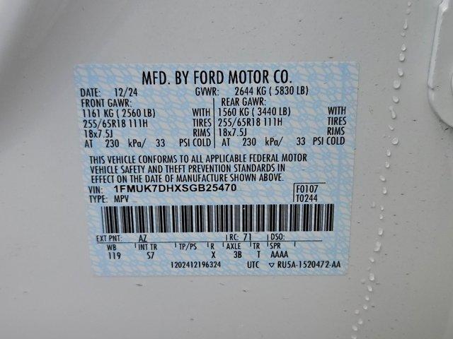 new 2025 Ford Explorer car, priced at $45,605