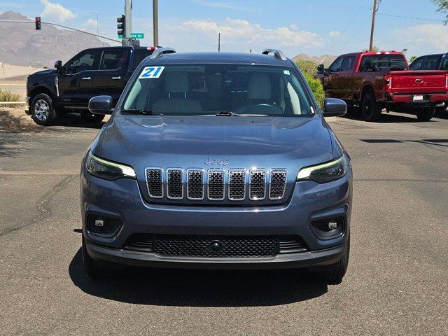 used 2021 Jeep Cherokee car, priced at $18,317