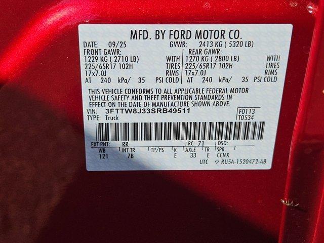 new 2025 Ford Maverick car, priced at $37,635
