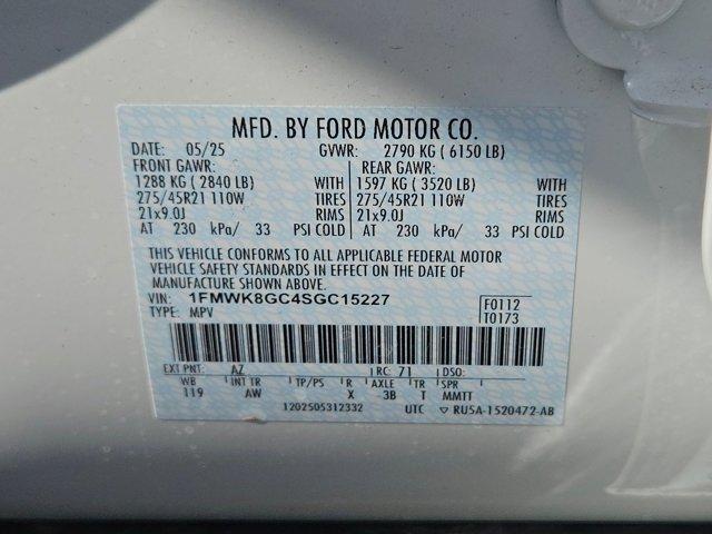 new 2025 Ford Explorer car, priced at $62,025