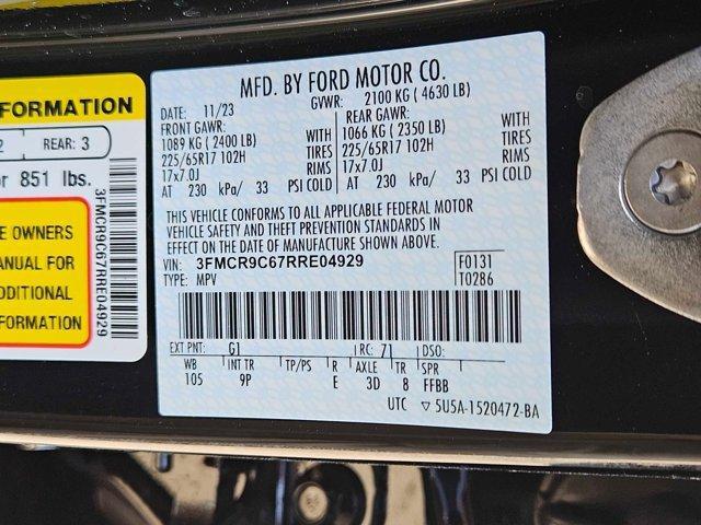 new 2024 Ford Bronco Sport car, priced at $37,675