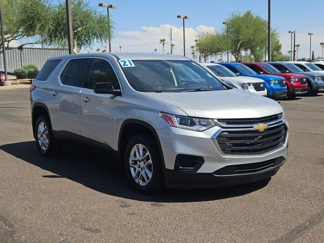 used 2021 Chevrolet Traverse car, priced at $22,208