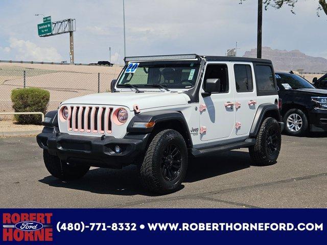 used 2020 Jeep Wrangler Unlimited car, priced at $24,090